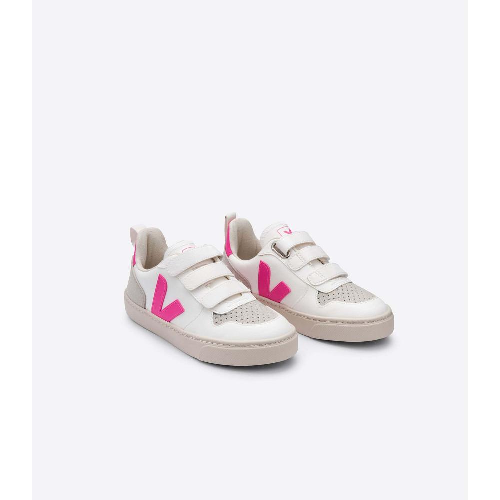 παπουτσια παιδικα Veja V-10 CWL White/Pink | GR 786UZG